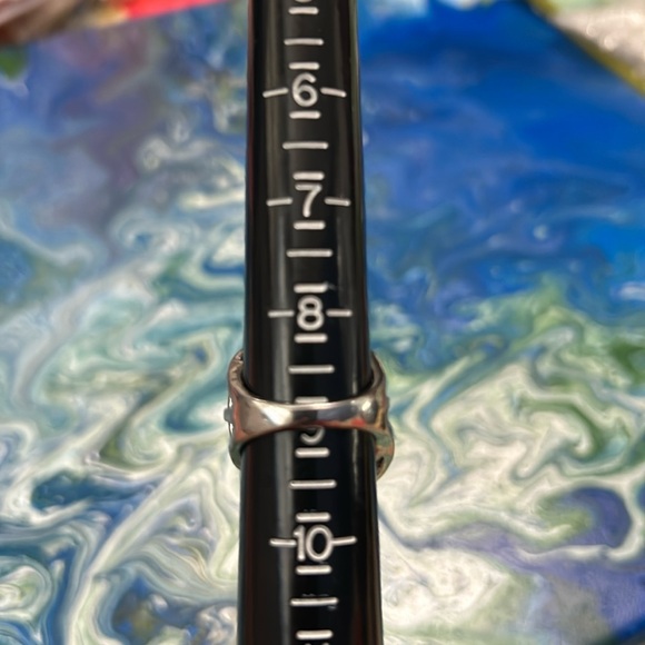 AMETHYST Dinner/Cocktail Rhinestones Large Ring size 9 - Picture 6 of 10